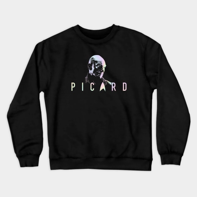 Iridescent Picard Crewneck Sweatshirt by Vault Emporium